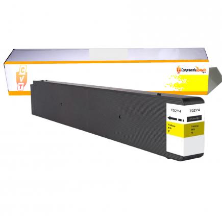 Compatible Epson T02Y4 Amarillo Cartucho de Tinta Pigmentada C13T02Y400 para Epson WorkForce Enterprise WF C21000