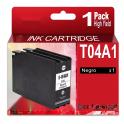 Compatible Epson T04A1 Negro Cartucho de Tinta Pigmentada C13T04A140 para WorkForce Pro WF-C8190, WF-C8690