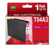 Compatible Epson T04A3 Magenta Cartucho de Tinta Pigmentada C13T04A340 para WorkForce Pro WF-C8190, WF-C8690