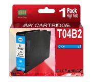 Compatible Epson T04B2 Cyan Cartucho de Tinta Pigmentada C13T04B240 para WorkForce Pro WF-C8190, WF-C8610, WF-C8690