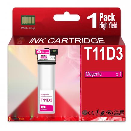 Compatible Epson T11D3 XL / C13T11D340 Magenta Cartucho de Tinta para Epson WF-C5390DW / WF-C5890DWF