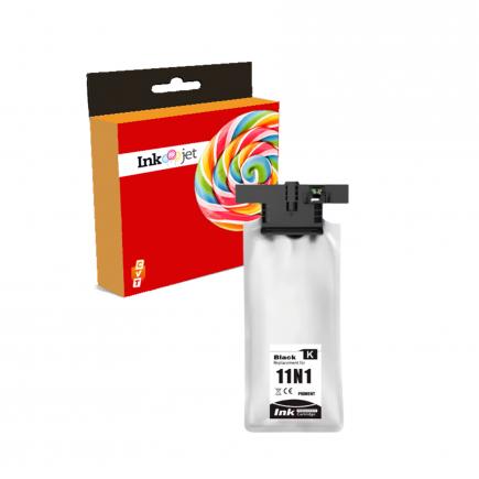 Compatible Epson T11N1 Negro Cartucho de Tinta Pigmentada C13T11N140 para Epson WorkForce Pro EM C800 RDWF / EP C800 RDW