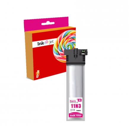 Compatible Epson T11N3 Magenta Cartucho de Tinta Pigmentada C13T11N340 para Epson WorkForce Pro EM C800 RDWF / EP C800 RDW