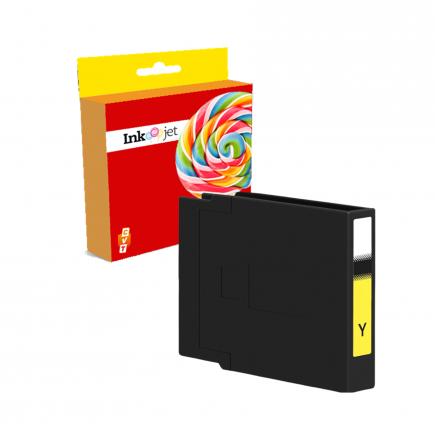 Compatible Epson T13X4 / T13W4 Amarillo Cartucho de Tinta Pigmentada para Epson WorkForce Pro EM-C7100DWF / EP-C7000DW