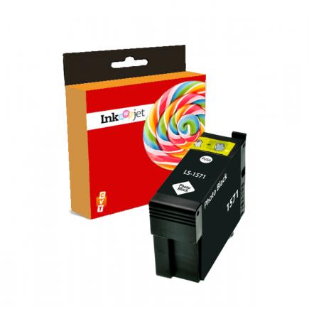 Compatible Epson T1571 Negro Photo Cartucho de Tinta Pigmentada