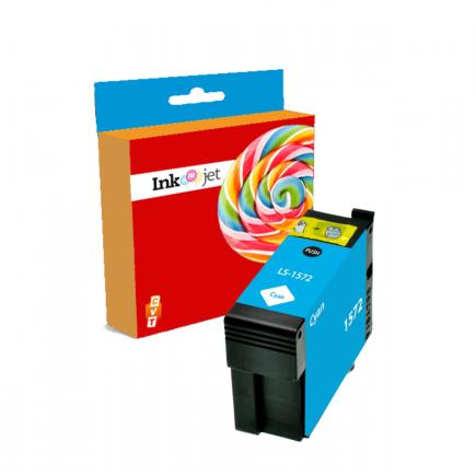 Compatible Epson T1572 Cyan Cartucho de Tinta Pigmentada