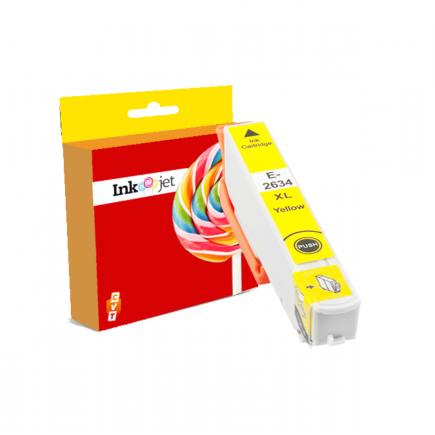 Compatible Epson T2634 / 26XL Amarillo Cartucho de Tinta