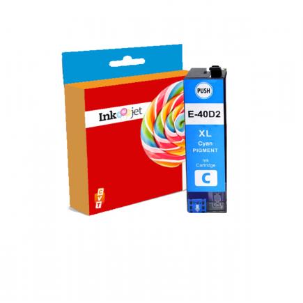 Compatible Epson T40D2 Cyan Tinta Pigmentada C13T40D240 para SureColor SC-T2100, SC-T3100, SC-T5100