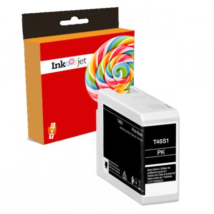 Compatible Epson T46S1 / C13T46S100 Negro Photo Cartucho de Tinta Pigmentada para Epson SureColor SC-P700 / SC-P706