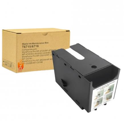 Compatible Epson T6715 / T6716 Tanque de Mantenimiento para WorkForce Pro WF-M5799,M5299,C529,C579 WF-4720,4725,4730,4735