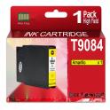 Compatible Epson T9084 Amarillo Cartucho de Tinta Pigmentada para Epson WF6090, WF6590