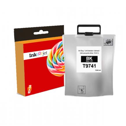 Compatible Epson T9741 Negro Tinta para Epson WorkForce Pro WF-C860, WF-C869