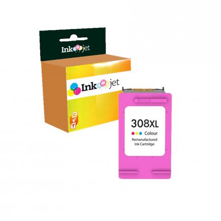 Compatible HP 308XL / 7FP2UE Color Cartucho de Tinta Alta Capacidad / Jumbo