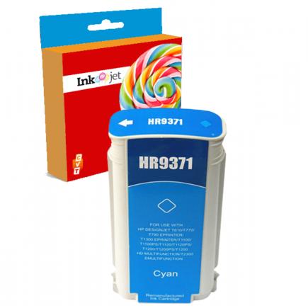 Compatible HP 72 / C9371A Cyan Cartucho de Tinta
