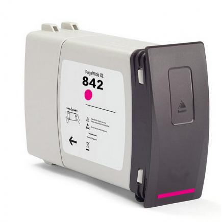 Compatible HP 842C Magenta Cartucho de Tinta Pigmentada C1Q55A para HP PageWide XL8000