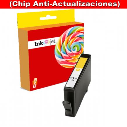 Compatible HP 912XL Amarillo (Chip Anti-Actualizaciones) Cartucho de Tinta 3YL83AE / 3YL79AE