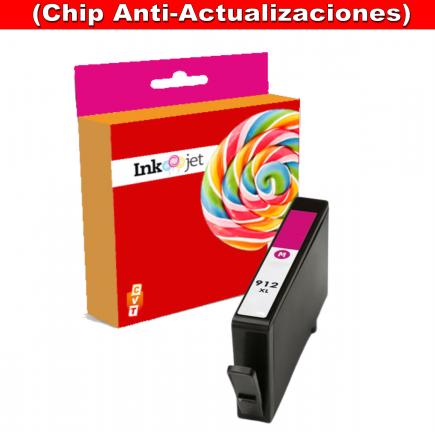 Compatible HP 912XL Magenta (Chip Anti-Actualizaciones) Cartucho de Tinta 3YL82AE / 3YL78AE