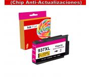 Compatible HP 937e XL / 4S6W7NE Magenta (Chip reforzado contra actualizaciones) Tinta para HP OfficeJet Pro 9110 / 9117 / 9120 / 9122 / 9123 / 9125 / 9128 / 9130 / 9132 / 9133 / 9135 / 9720 / 9730