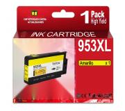 Compatible HP 953XL Amarillo (Chip reforzado contra actualizaciones) Cartucho de Tinta F6U18AE / F6U14AE