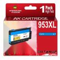 Compatible HP 953XL Cyan (Chip reforzado contra actualizaciones) Cartuchos de Tinta F6U16AE / F6U12AE