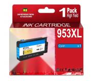 Compatible HP 953XL Cyan (Chip reforzado contra actualizaciones) Cartuchos de Tinta F6U16AE / F6U12AE
