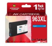 Compatible HP 963XL Cyan (Chip reforzado contra actualizaciones) Cartucho de Tinta 3JA27AE / 3JA23AE