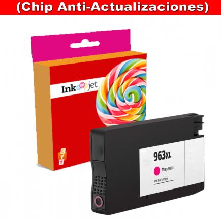 Compatible HP 963XL Magenta (Chip Anti-Actualizaciones) (No funciona en impresoras que acaban en E) Cartucho de Tinta