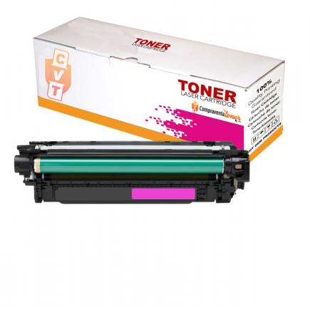 Compatible HP CE253A / 504A Magenta Toner para HP Color LaserJet CP3525, CM3530, CM3530
