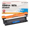 Compatible HP CE401A / 507A Cyan Toner para HP Laserjet Enterprise 500 Color M551 M575 M570