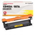 Compatible HP CE402A / 507A Amarillo Toner para HP Laserjet Enterprise 500 Color M551 M575 M570