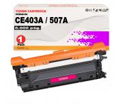 Compatible HP CE403A / 507A Magenta Toner para HP Laserjet Enterprise 500 Color M551 M575 M570