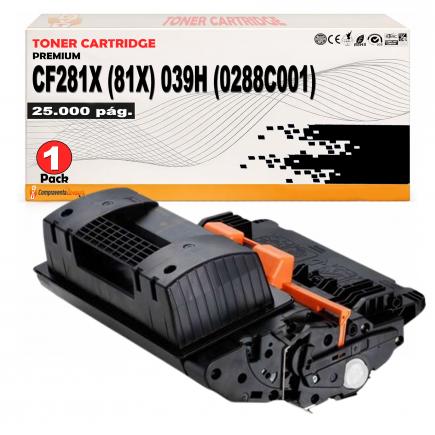 Compatible HP CF281X / 81X Negro Toner para Hp LaserJet Enterprise M606, M605, M604, M630