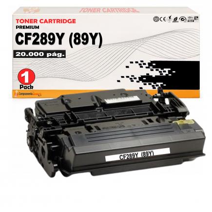 Compatible HP CF289Y / 89Y (CON CHIP) Toner Negro Alta Capacidad para HP Enterprise M507, M528