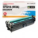 Compatible HP CF321A / 653A Cyan Cartucho de Toner para HP Color LaserJet Enterprise MFP M680DN M680F M680Z