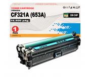 Compatible HP CF321A / 653A Cyan Cartucho de Toner para HP Color LaserJet Enterprise MFP M680DN M680F M680Z