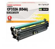 Compatible HP CF332A / 654A Amarillo Cartucho de Toner para HP LaserJet Enterprise M651dn, M651n, M651xh , M651xhm