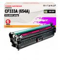 Compatible HP CF333A / 654A Magenta Cartucho de Toner para HP LaserJet Enterprise M651dn, M651n, M651xh , M651xhm