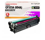 Compatible HP CF333A / 654A Magenta Cartucho de Toner para HP LaserJet Enterprise M651dn, M651n, M651xh , M651xhm
