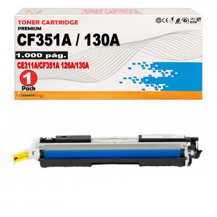 Compatible HP CF351A / 130A Cyan Toner para Hp Color LaserJet Pro MFP M176, M177