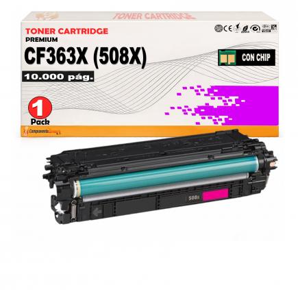 Compatible HP CF363X / 508X Magenta Cartucho de Toner para HP Color LaserJet Enterprise M552dn M553dn M553n M553x M577c M577dn M577f
