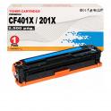 Compatible HP CF401X / 201X Cyan Toner para HP Color LaserJet Pro M250 / M252 / M270 / M274 / M277