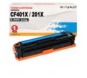 Compatible HP CF401X / 201X Cyan Toner para HP Color LaserJet Pro M250 / M252 / M270 / M274 / M277