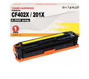 Compatible HP CF402X / 201X Amarillo Toner para HP Color LaserJet Pro M250 / M252 / M270 / M274 / M277
