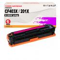 Compatible HP CF403X / 201X Magenta Toner para HP Color LaserJet Pro M250 / M252 / M270 / M274 / M277