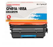 Compatible HP CF451A / 655A Cyan Toner para Hp Color LaserJet Enterprise MFP M681, M682, M652, M653