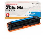 Compatible HP CF531A / 205A Cyan Toner para HP Color LaserJet Pro M154, MFP M180, MFP M181
