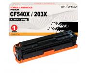 Compatible HP CF540X / CF540A Negro Toner 203X / 203A para HP Color LaserJet Pro M254, M280, M281
