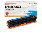 Compatible HP CF541X / CF541A Cyan Toner 203X / 203A para HP Color LaserJet Pro M254, M280, M281