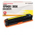 Compatible HP CF542X / CF542A Amarillo Toner 203X / 203A para HP Color LaserJet Pro M254, M280, M281