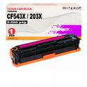 Compatible HP CF543X / CF543A Magenta Toner 203X / 203A para HP Color LaserJet Pro M254, M280, M281